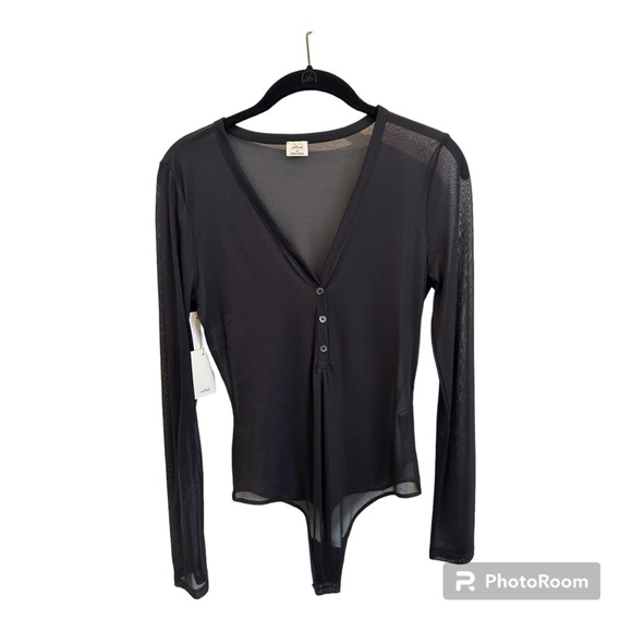 Aritzia Tops - Aritzia Wilfred Sheer Bodysuit NWT size M